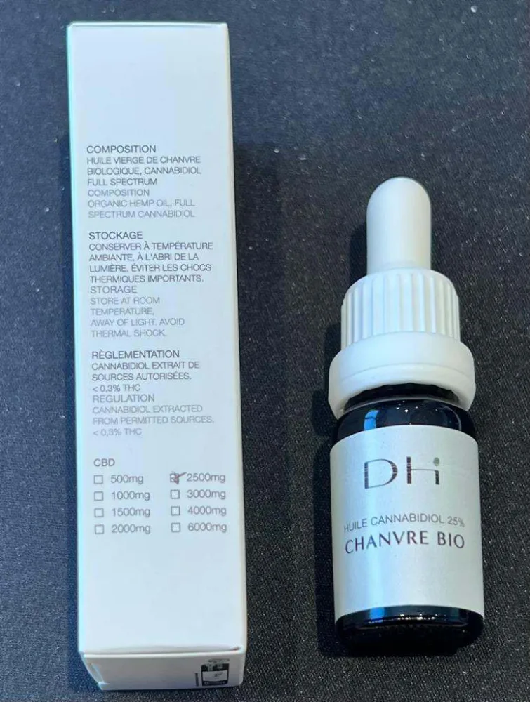 Huiles cbd chanvre/menthe
