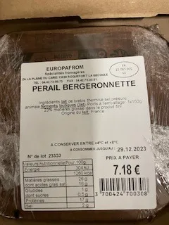 Perail bergeronnette brebis