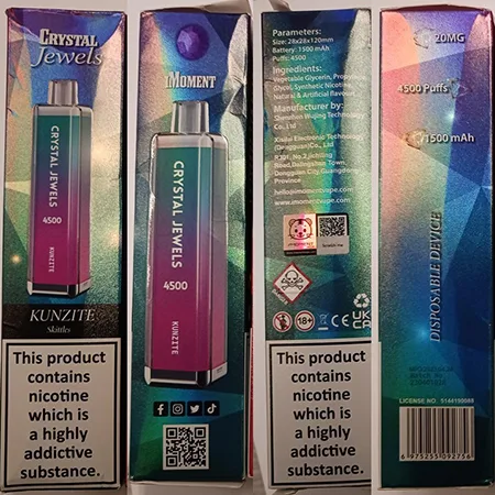 Disposable electronic cigarette.