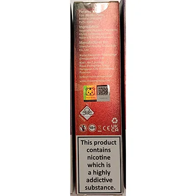 Disposable electronic cigarette.