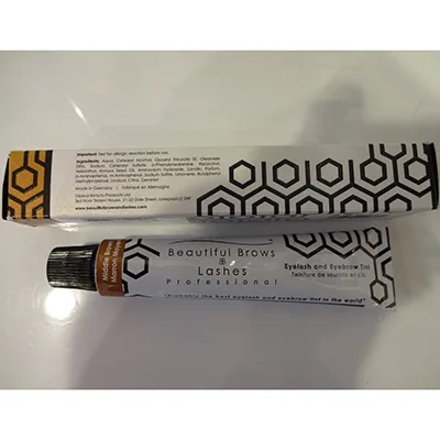 Eyelash and eyebrow dyes