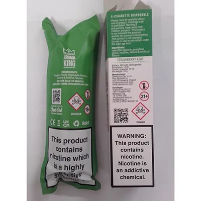 Disposable electronic cigarette.