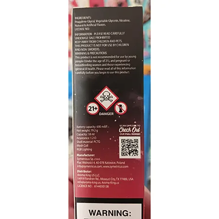 Disposable electronic cigarette