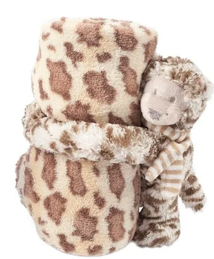 Jungle peluche avec plaid