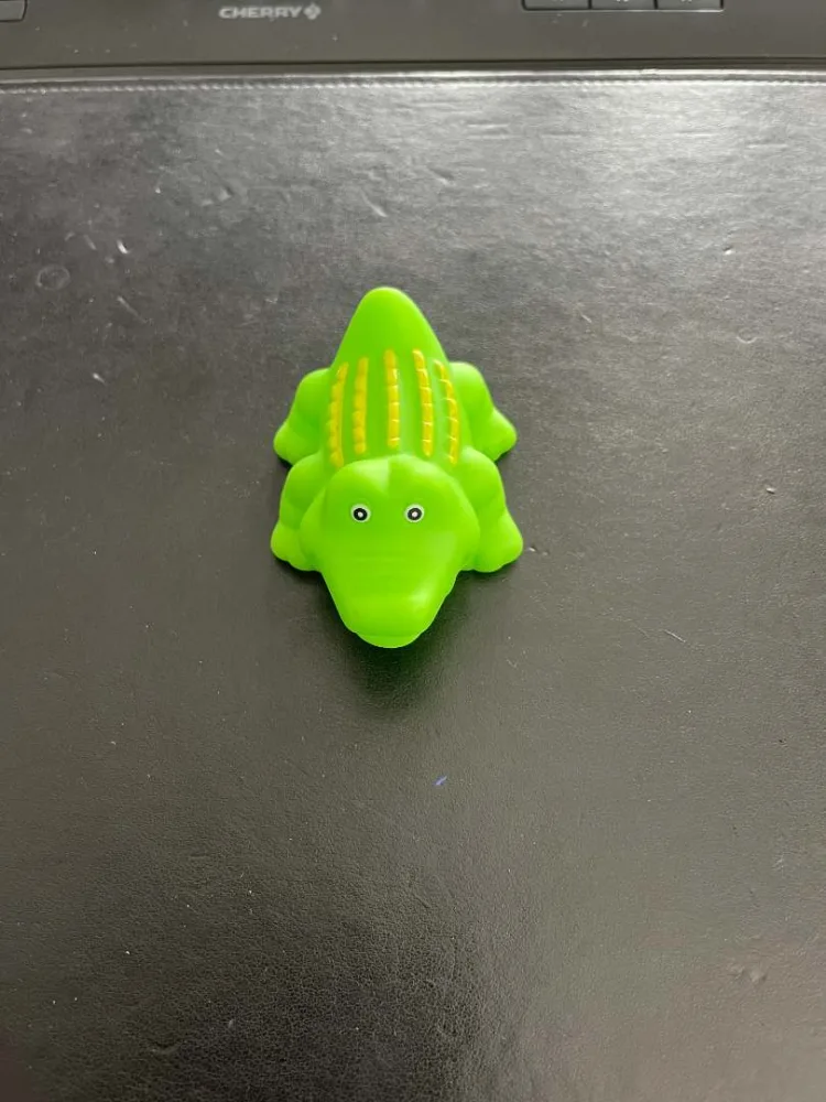 Set de 3 petits animaux de bain sonores hippopotame/crocodile/pieuvre