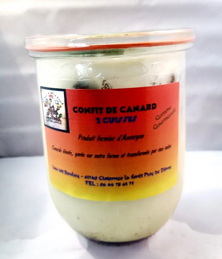 Confit de canard cuisses par 1 et par 2