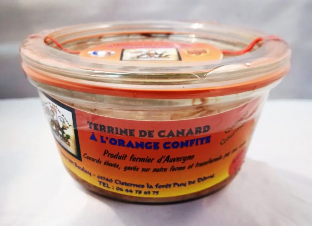 Terrine de canard différentes variétés