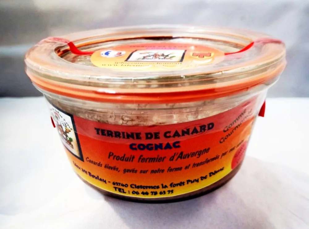Terrine de canard différentes variétés