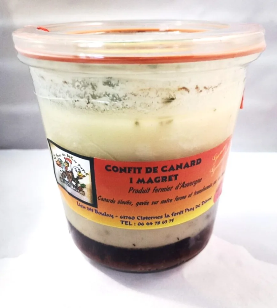 Confit de canard magret par 1 et par 2