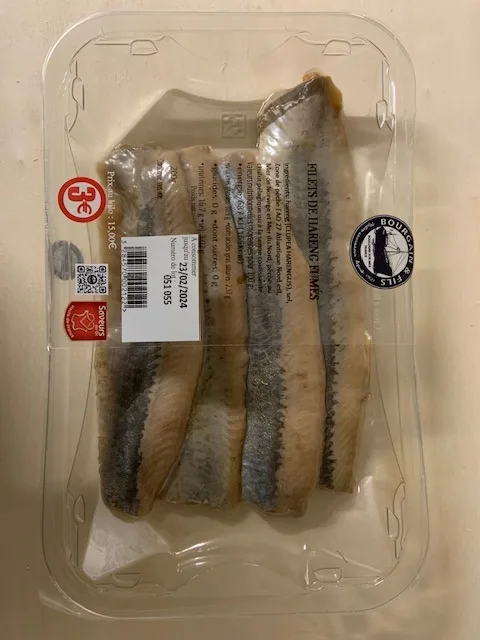 Filets de harengs doux