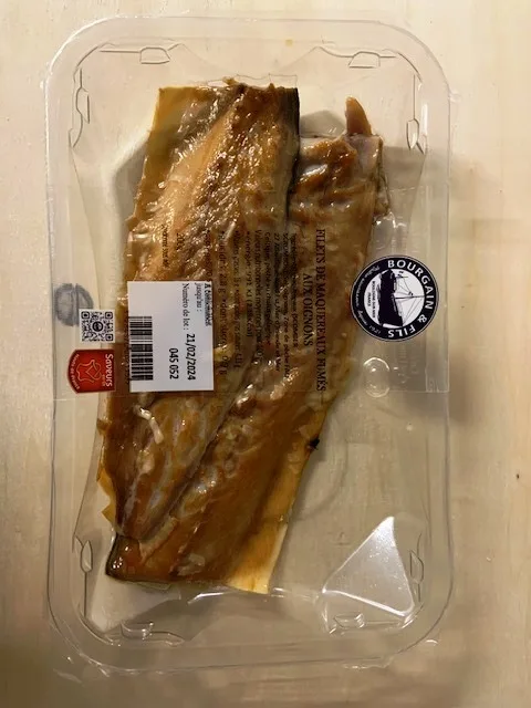 Filets de maquereaux poivre -filets de maquereaux provençale-filets de maquereaux oignons