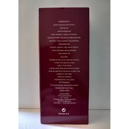 Eau de toilette
