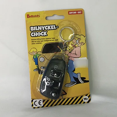 Electric shock car key
