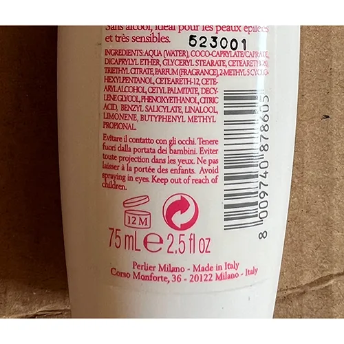 Deodorant spray