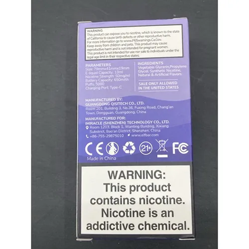 Disposable electronic cigarette
