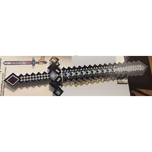 Toy sword with battery