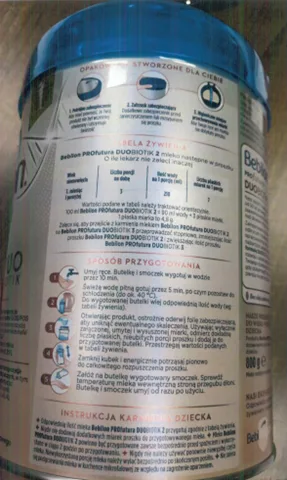 Bebilon PROfutura DUOBIOTIK 2 dla niemowląt po 6. miesiącu życia 800g