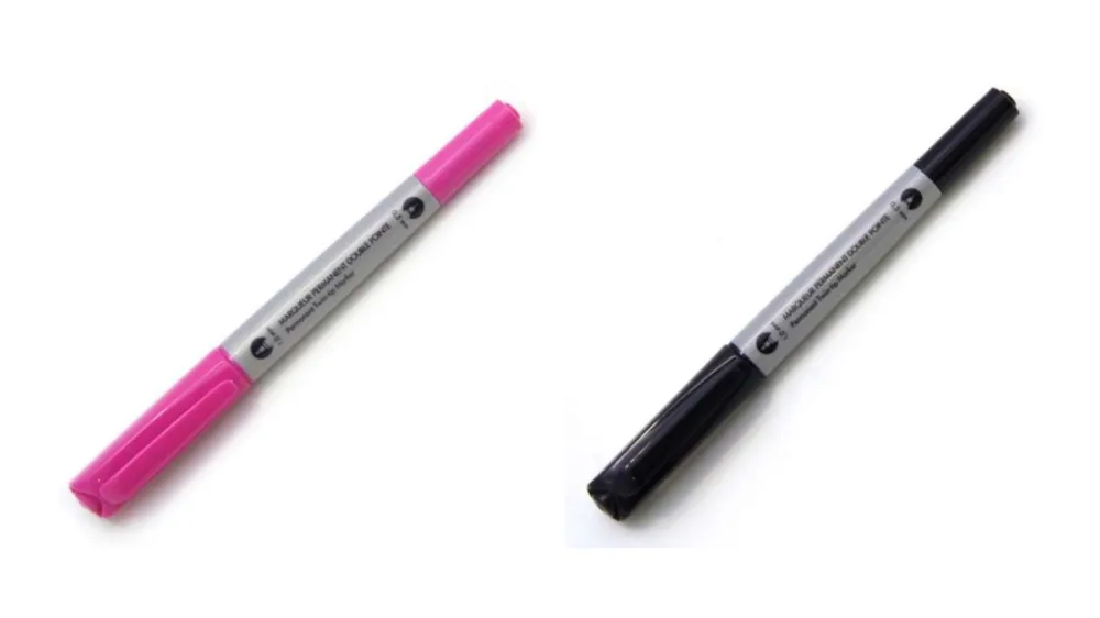 Marqueur permanent double pointe