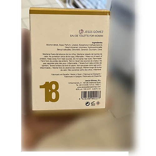 Eau de toilette