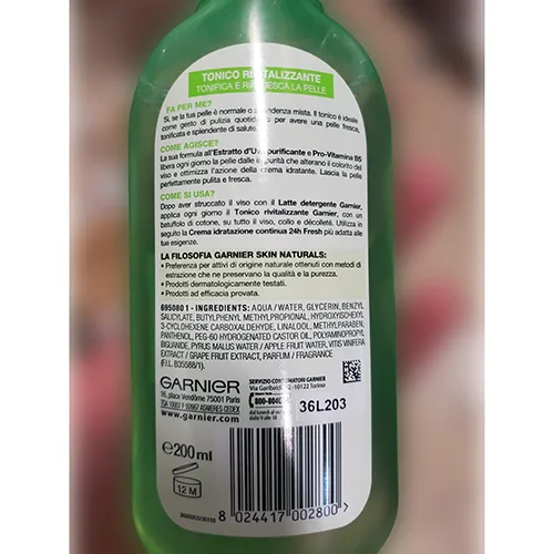 Facial toner