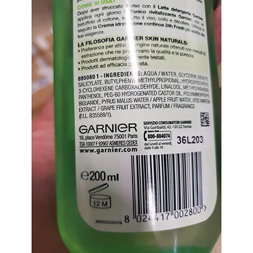 Facial toner