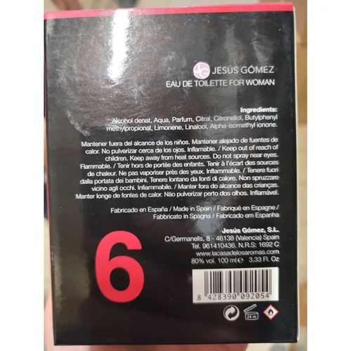Eau de toilette