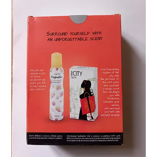 Perfume and deodorant