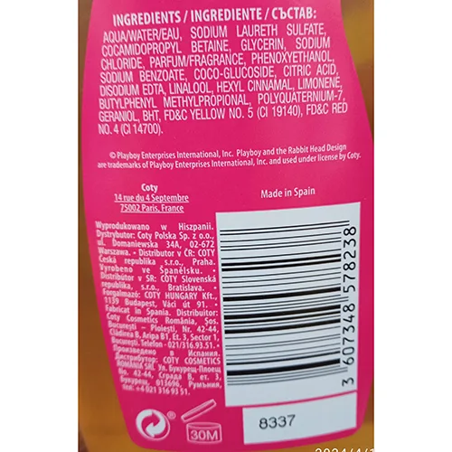 Shower gel