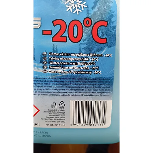 Car windscreen washing fluid