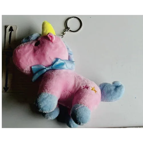 Soft toy with keyring
