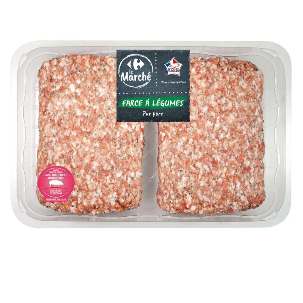 Gamme de saucisserie (chipolatas , merguez et farce)