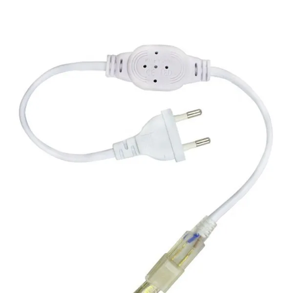 Connecteur électrique et embout pour ruban led 230v