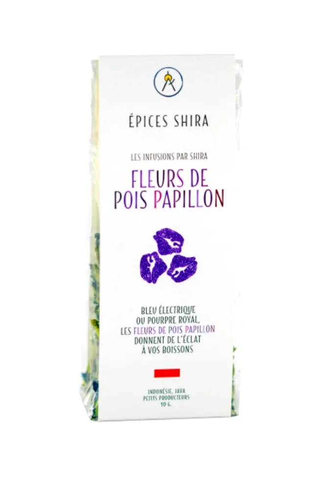 Fleurs de pois papillon de java