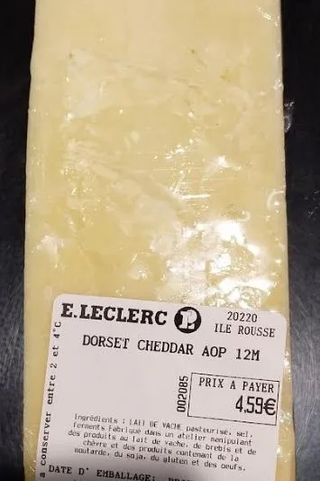 Dorset cheddar aop 12m