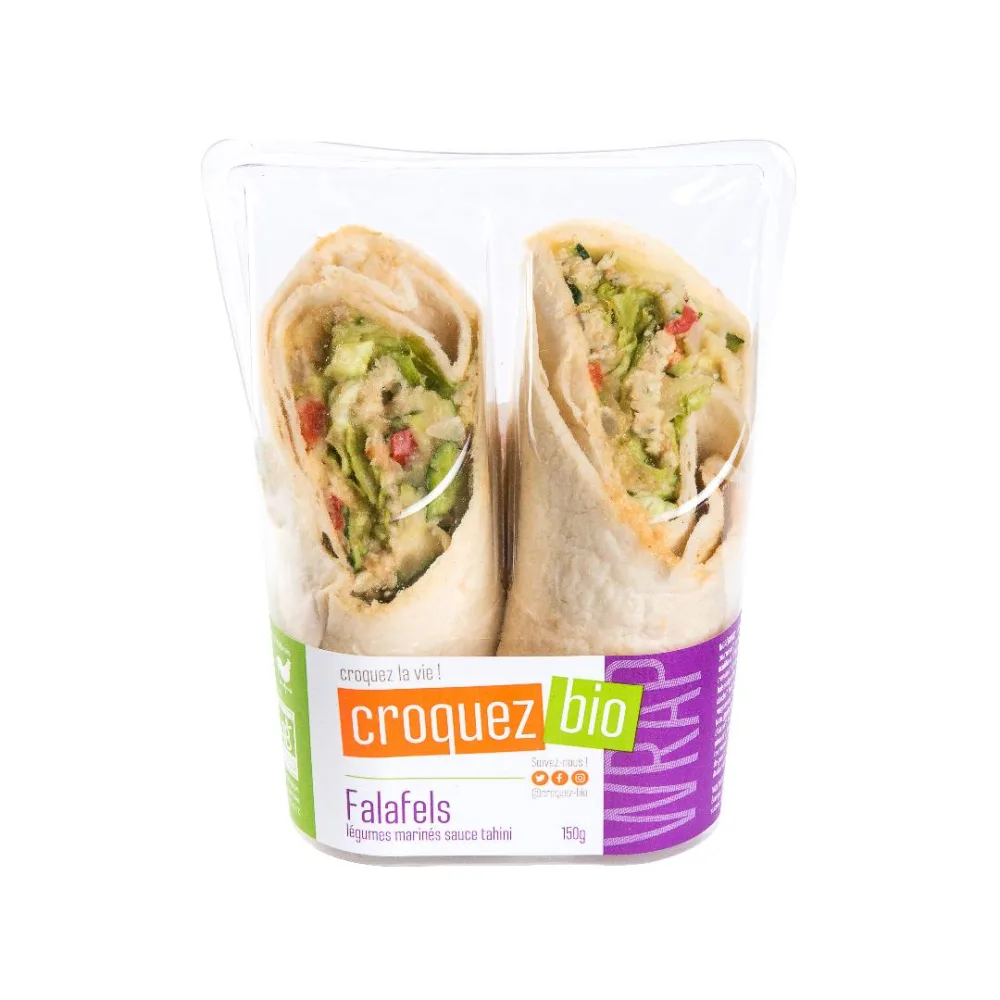 Wrap falafels