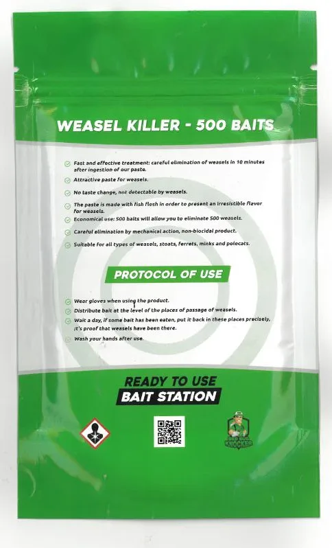 Weasel killer - 500 baits