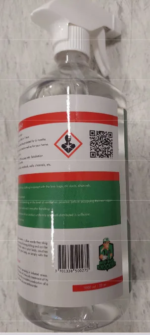 Bed bug killer with egg kill