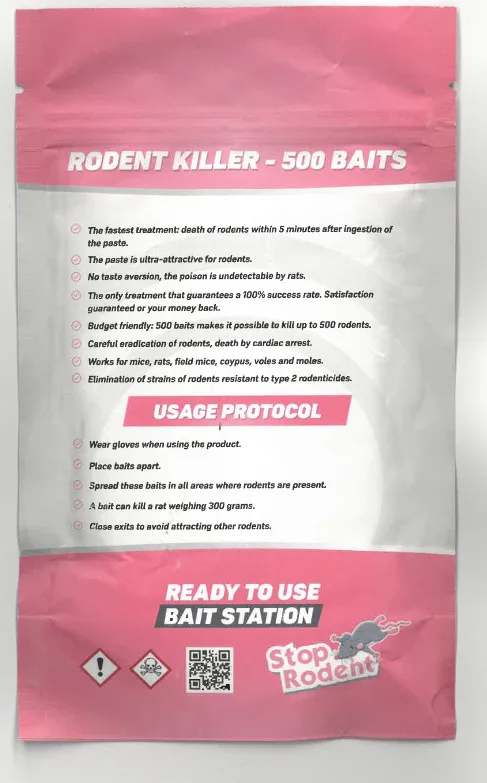 Rodent killer - 500 baits