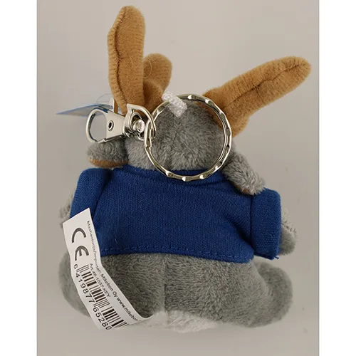 Key ring with soft toy