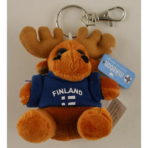 Key ring with soft toy