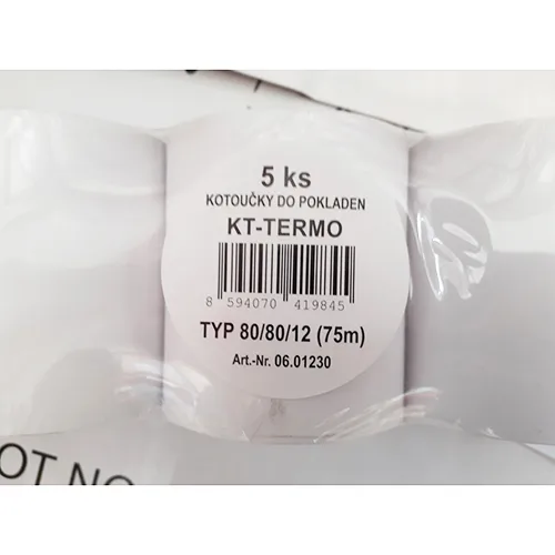 Thermal paper for cash register