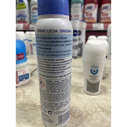 Deodorant spray