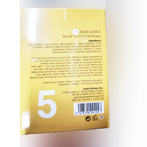 Eau de toilette