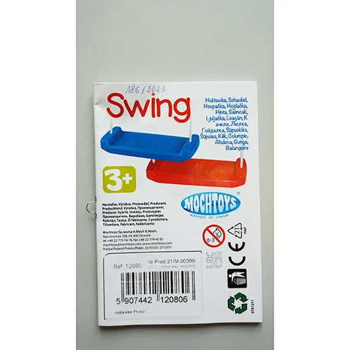 Plastic swing