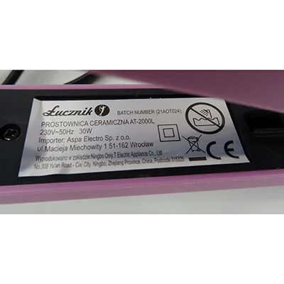 Hair straightener