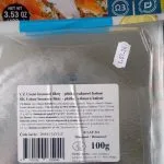 Nevyhovujúci výrobok Údené lososové filety – plátky vákuovo balené 100g