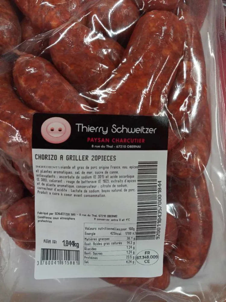 Chorizo à griller