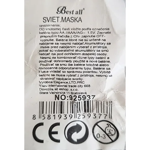 Luminous mask