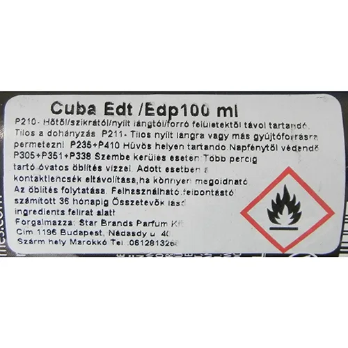 Eau de toilette