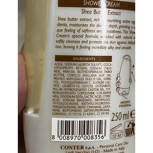 Shower cream